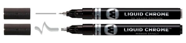 MOLOTOW LIQUID CHROME™ Acrylstifte chrom 1,0 - 3,0 mm, 1 Set