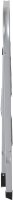 Klapptritt silber 2 Stufen, H: 81,0 cm