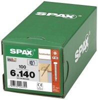SPAX® Holzbauschrauben T30 Zylinderkopf WIROX 1211010601405 6 mm x 140 mm, 100 St.