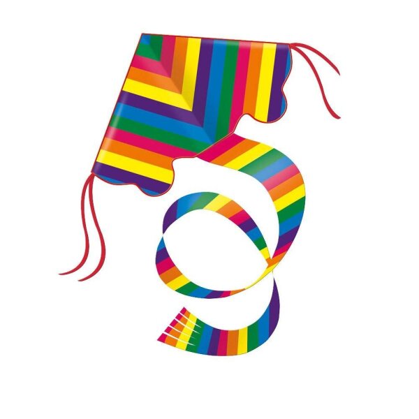 Günther® Flugdrachen Rainbow mehrfarbig, 1 St.