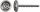 SPAX® Spenglerschrauben T20 Linsensenkkopf A2 4587000450357 4,5 mm x 35 mm, 60 St.