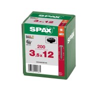 SPAX® Universalschrauben T15 Halbrundkopf BLAX 0201040350123 3,5 mm x 12 mm, 200 St.
