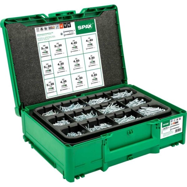 SPAX® Mehrzweckschrauben-Sortiment systainer T-Loc 5000009172010