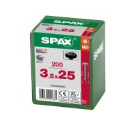 SPAX® Universalschrauben T15 Halbrundkopf BLAX 0201040350253 3,5 mm x 25 mm, 200 St.