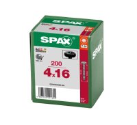SPAX® Universalschrauben T20 Halbrundkopf BLAX 0201040400163 4 mm x 16 mm, 200 St.
