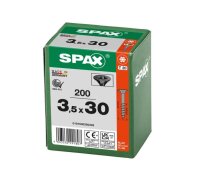 SPAX® Universalschrauben T20 Senkkopf BLAX 0191040350303 3,5 mm x 30 mm, 200 St.
