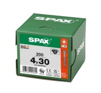 SPAX® Universalschrauben T20 Senkkopf BLAX 0191040400303 4 mm x 30 mm, 200 St.