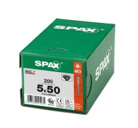 SPAX® Universalschrauben T20 Senkkopf BLAX 0191040500503 5 mm x 50 mm, 200 St.