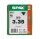 SPAX® Universalschrauben T10 Senkkopf BLAX 0191040300353 3 mm x 35 mm, 200 St.