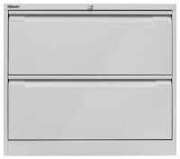 BISLEY Hängeregistraturschrank lichtgrau 2 Schubladen 80,0 x 62,2 x 71,1 cm, 1 St.