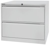 BISLEY Hängeregistraturschrank lichtgrau 2 Schubladen 80,0 x 62,2 x 71,1 cm, 1 St.