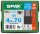 SPAX® Fassadenschrauben T20 Linsensenkkopf BLAX A2 25470404507022 4,5 mm x 70 mm, 100 St.