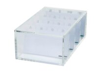 MAUL Visitenkartenbox glasklar, für 400