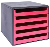 M&M Schubladenbox  sunset-red 30057660, DIN A4 mit 5...