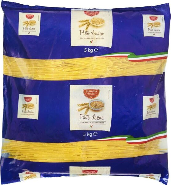 mamma lucia Classica Spaghetti 12cm 5,0 kg, 1 St.