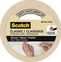 Scotch CLASSIC Kreppband beige 48,0 mm x 50,0 m 1 Rolle
