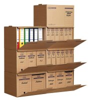 ELBA Archivcontainer tric system braun 51,0 x 36,0 x 33,0 cm, 5 St.