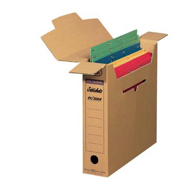 ELBA Archivboxen tric system braun 8,0 x 34,1 x 31,5 cm, 12 St.