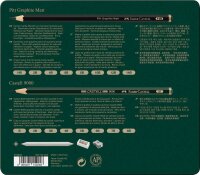 FABER-CASTELL Pitt Graphite Matt Bleistift-Set B, HB, 2B,...