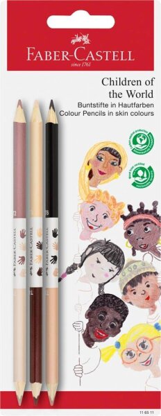 FABER-CASTELL Children of the World Buntstifte farbsortiert, 1 St.