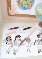 FABER-CASTELL Children of the World Buntstifte...
