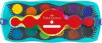 FABER-CASTELL Connector türkis 12 Wasserfarbkasten 12 Farben