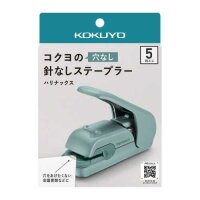 KOKUYO Klammerloses Heftgerät Harinacs blau-grün, 1 St.