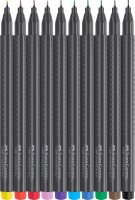 FABER-CASTELL Grip Fineliner farbsortiert 0,4 mm, 10 St.
