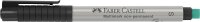 FABER-CASTELL MULTIMARK Folienstift schwarz 0,4 mm non-permanent, 1 St.