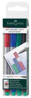 FABER-CASTELL MULTIMARK Folienstifte-Set farbsortiert...