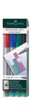 FABER-CASTELL MULTIMARK Folienstifte-Set farbsortiert...