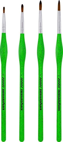 EBERHARD FABER Green Winner Pinsel-Set, 4-teilig