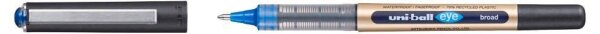 uni-ball eye broad UB-150-10E Tintenroller gold 0,6 mm, Schreibfarbe: blau, 1 St.