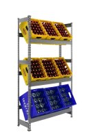 Simonrack Getränkekistenregal KIT SIMONBOTTLE 3 GRIS...