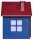 TFA® Kinderwecker Häuschen bunt Kunststoff 8,9 x 9,6 cm