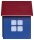 TFA® Kinderwecker Häuschen bunt Kunststoff 8,9 x 9,6 cm