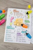EBERHARD FABER Glitzer neon Mini Textmarker farbsortiert, 5 St.