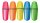 EBERHARD FABER Glitzer neon Mini Textmarker farbsortiert, 5 St.