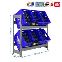 Simonrack Getränkekistenregal KIT SIMONBOTTLE 2 GRIS...