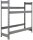 Simonrack Getränkekistenregal KIT SIMONBOTTLE 2 GRIS 330100024101032 grau 100,0 x 30,0 x 100,0 cm