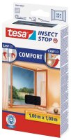 tesa Fliegengitter Insect Stop Comfort anthrazit 1,0 x 1,0 m