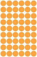 AVERY Zweckform Klebepunkte leuchtorange Ø 12,0...