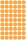 AVERY Zweckform Klebepunkte leuchtorange Ø 12,0 mm, 270 St.