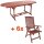 Garden Pleasure Sitzgruppe Stockholm, braun Holz, 7-teilig