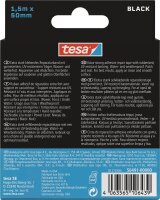 tesa ULTRA POWER Under Water Gewebeband schwarz 50,0 mm x 1,5 m 1 Rolle
