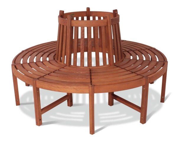 Garden Pleasure Baumbank Fontana 985037 braun Holz Ø 160,0, Innen: Ø 56,0 cm
