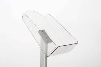 update displays Infoständer Take It Plus silber DIN A4 29,7 x 33,0 x 116,3 cm, 1 St.