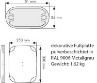 update displays Infoständer Take It Plus silber DIN A4 29,7 x 33,0 x 116,3 cm, 1 St.