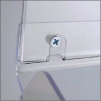 update displays Infoständer Take It Plus silber DIN A4 29,7 x 33,0 x 116,3 cm, 1 St.