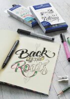 FABER-CASTELL Pitt Artist Pens 267116 Handlettering-Set farbsortiert, 6 St.